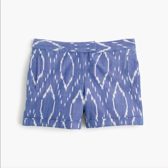 J. Crew Pants - NWT J. Crew Sunfaded Ikat Shorts